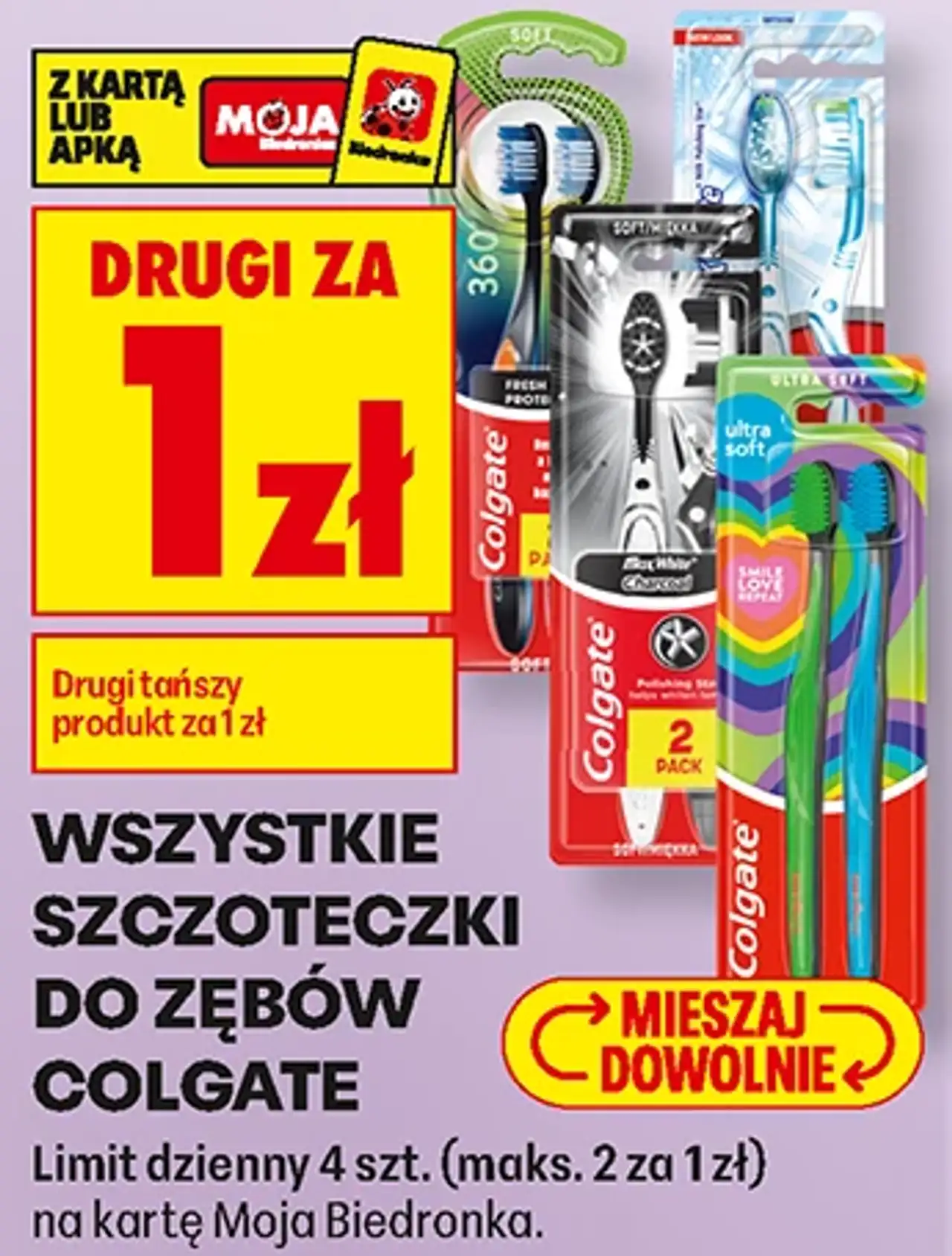 Wszystkie szczoteczki do zębów Colgate