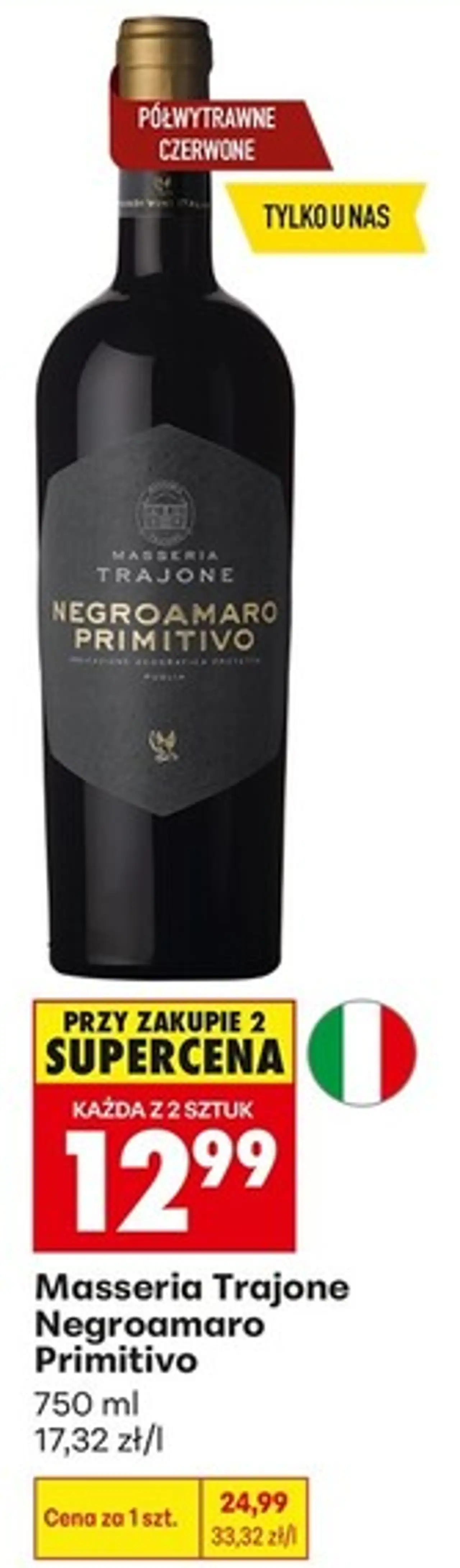 Masseria Trajone Negroamaro Primitivo