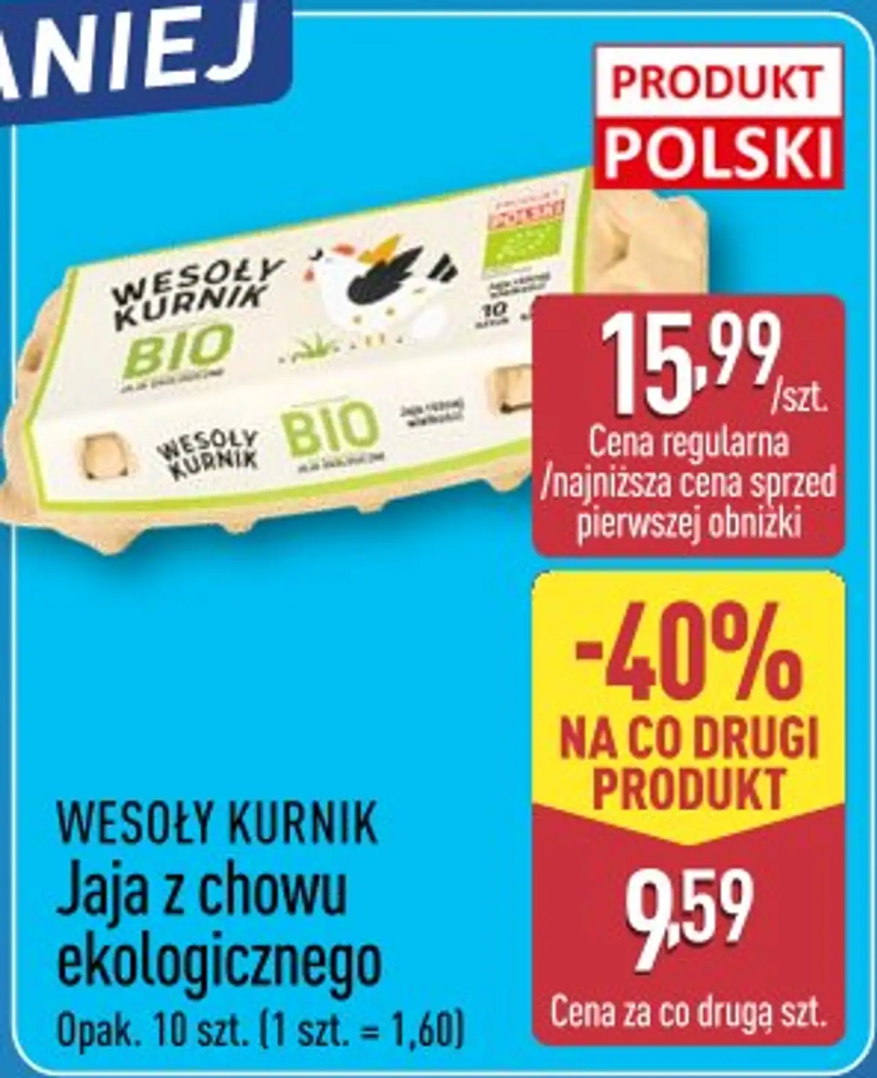 WESOŁY KURNIK Jaja z chowu ekologicznego
