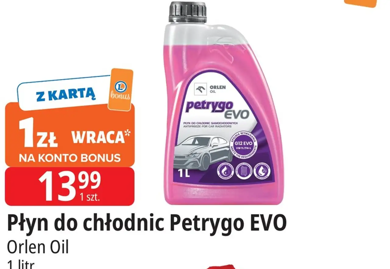 Płyn do chłodnic Petrygo EVO Orlen Oil