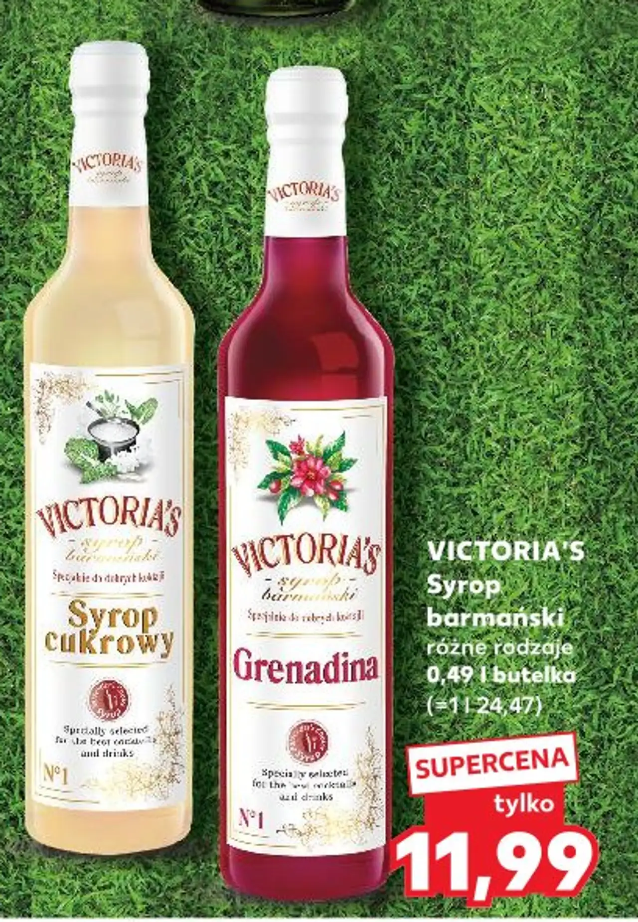 Victoria's Syrop barmański różne rodzaje