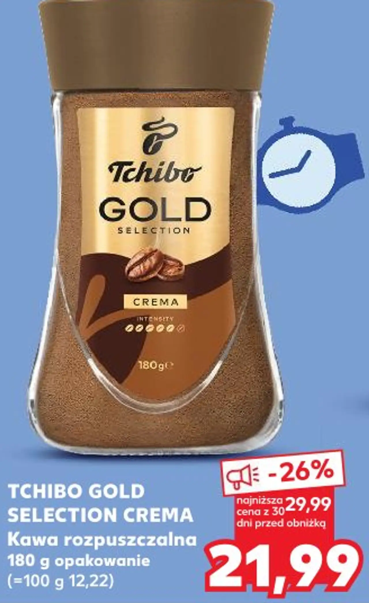 TCHIBO GOLD SELECTION CREMA Kawa rozpuszczalna