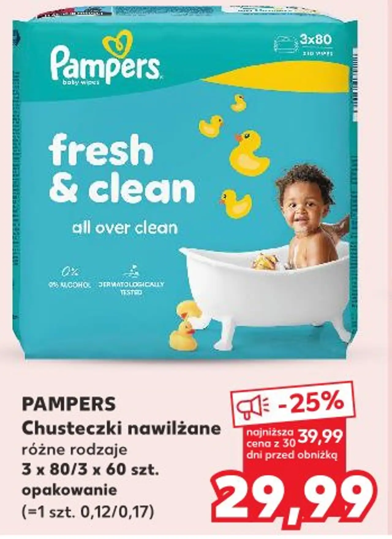 Pampers Chusteczki nawilżane