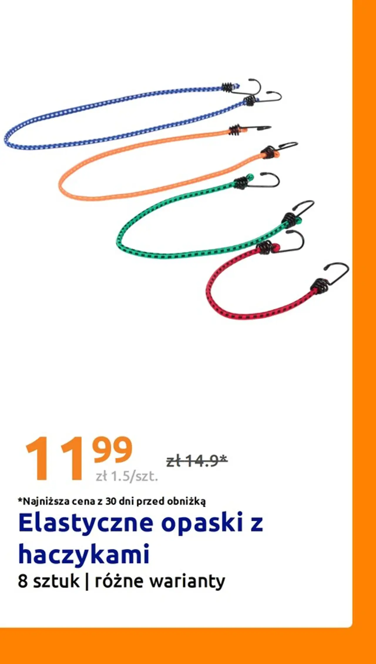 Elastyczne opaski z haczykami