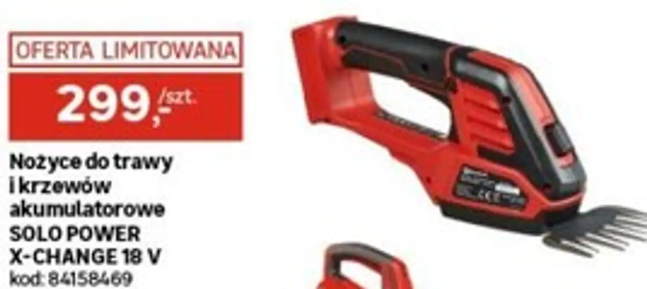 Nożyce do trawy i krzewów akumulatorowe SOLO POWER X-CHANGE 18 V Einhell
