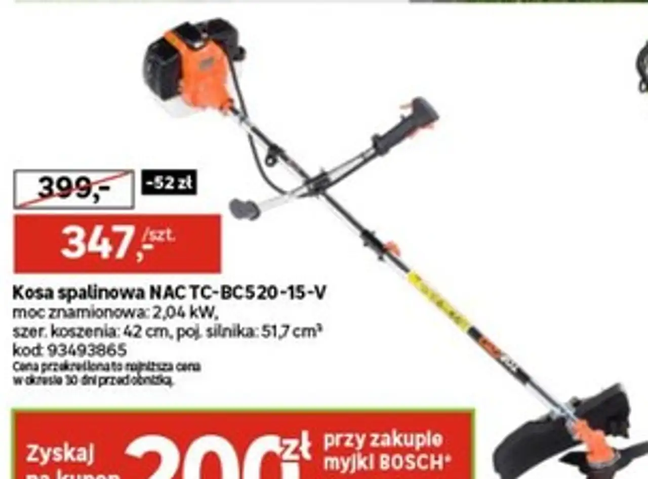Kosa spalinowa NAC TC-BC520-15-V