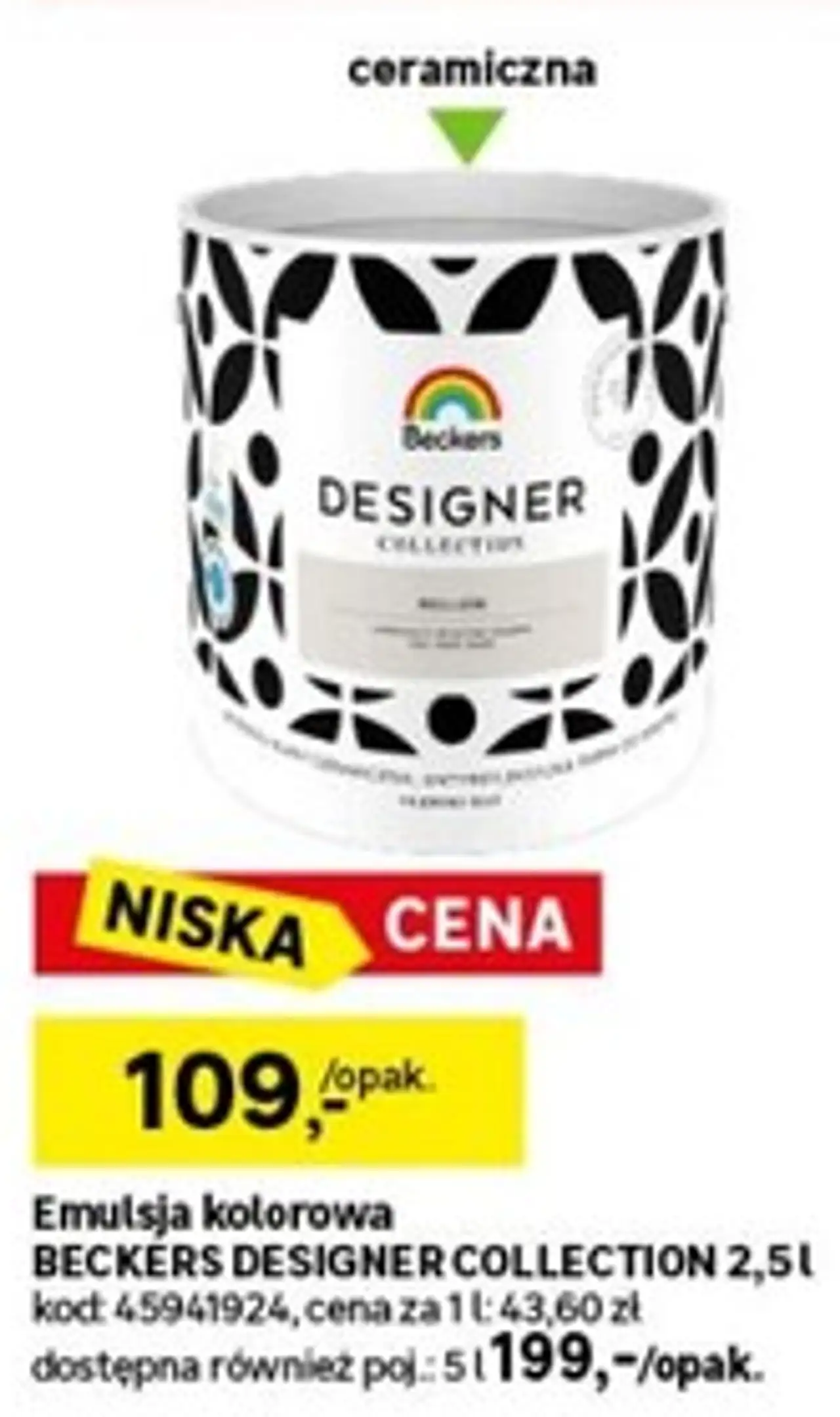 Emulsja kolorowa BECKERS DESIGNER COLLECTION 2,5 l