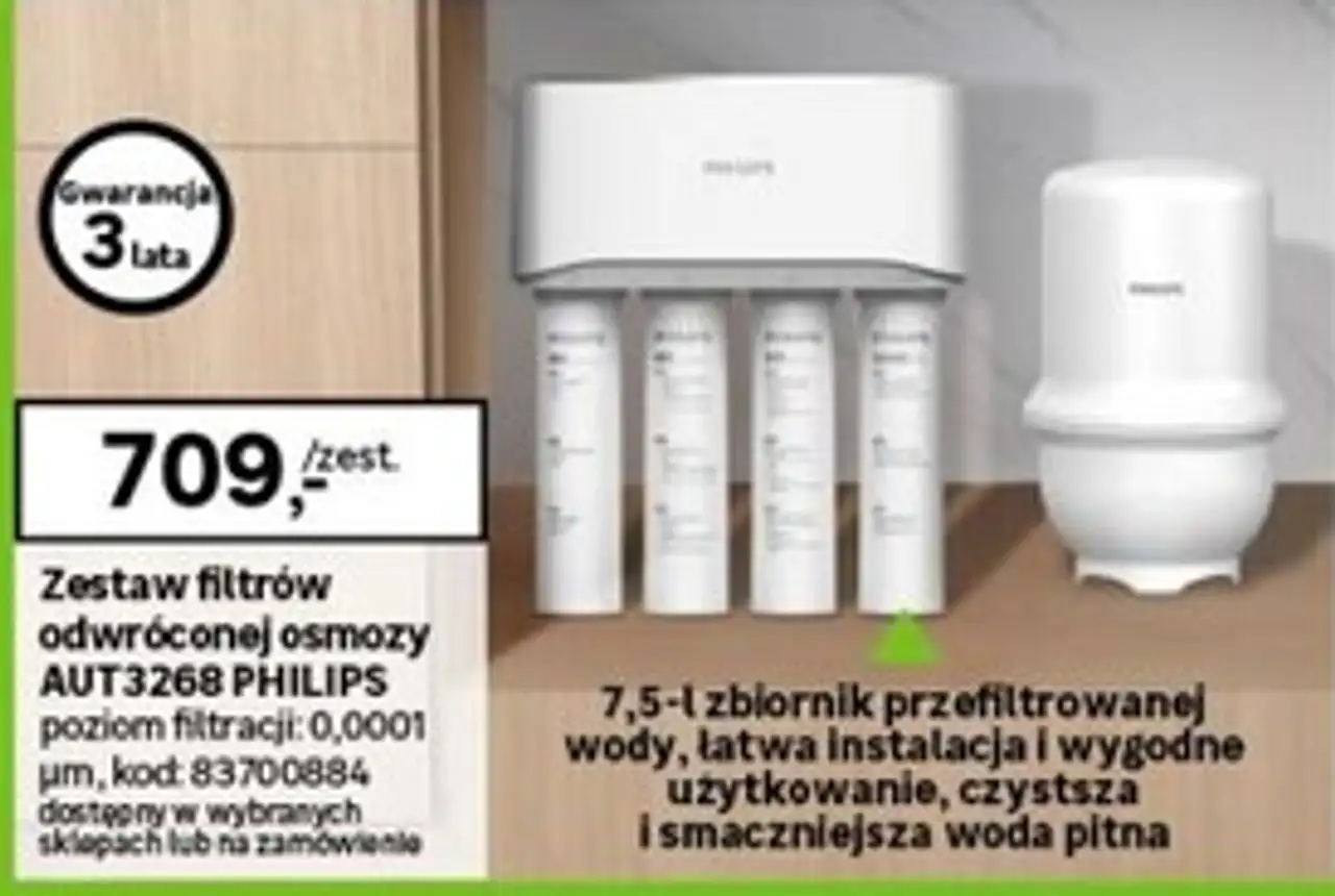 Zestaw filtrów odwróconej osmozy AUT3268 PHILIPS