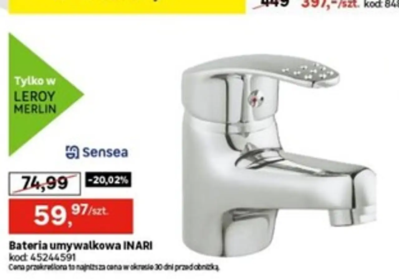 Sensea Bateria umywalkowa INARI