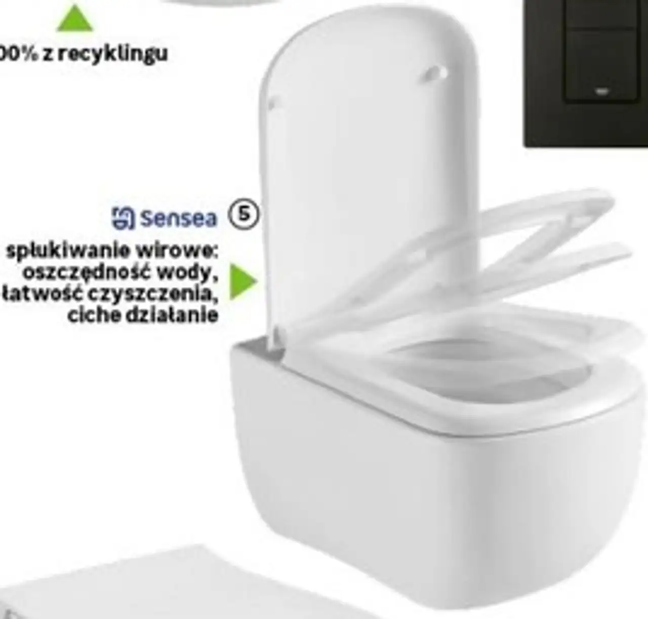 Miska wisząca WC Sensea REMIX