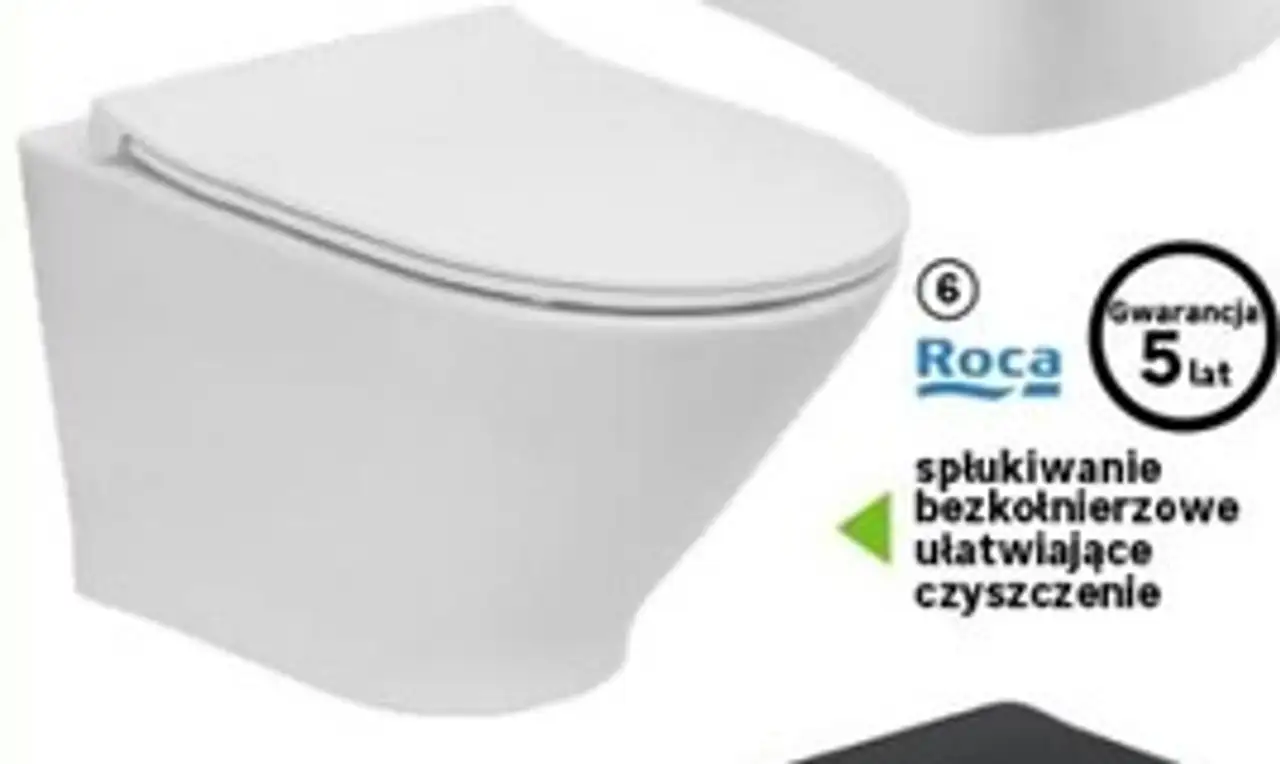 Miska wisząca WC Roca LEGACY