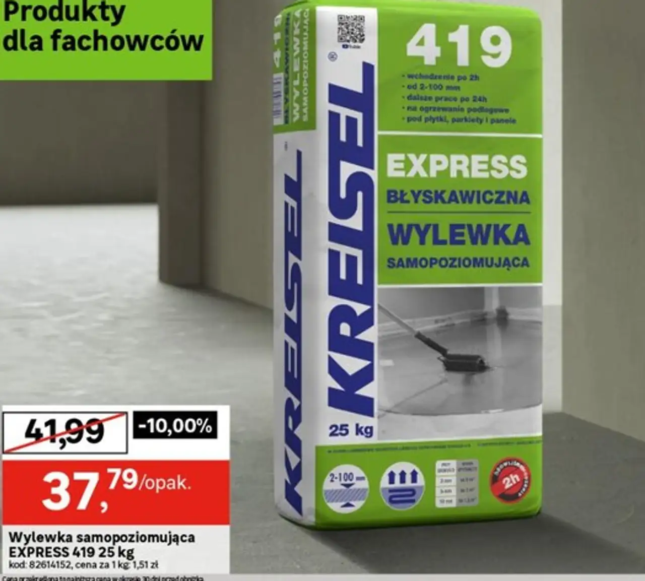 Wylewka samopoziomująca EXPRESS 419 25 kg