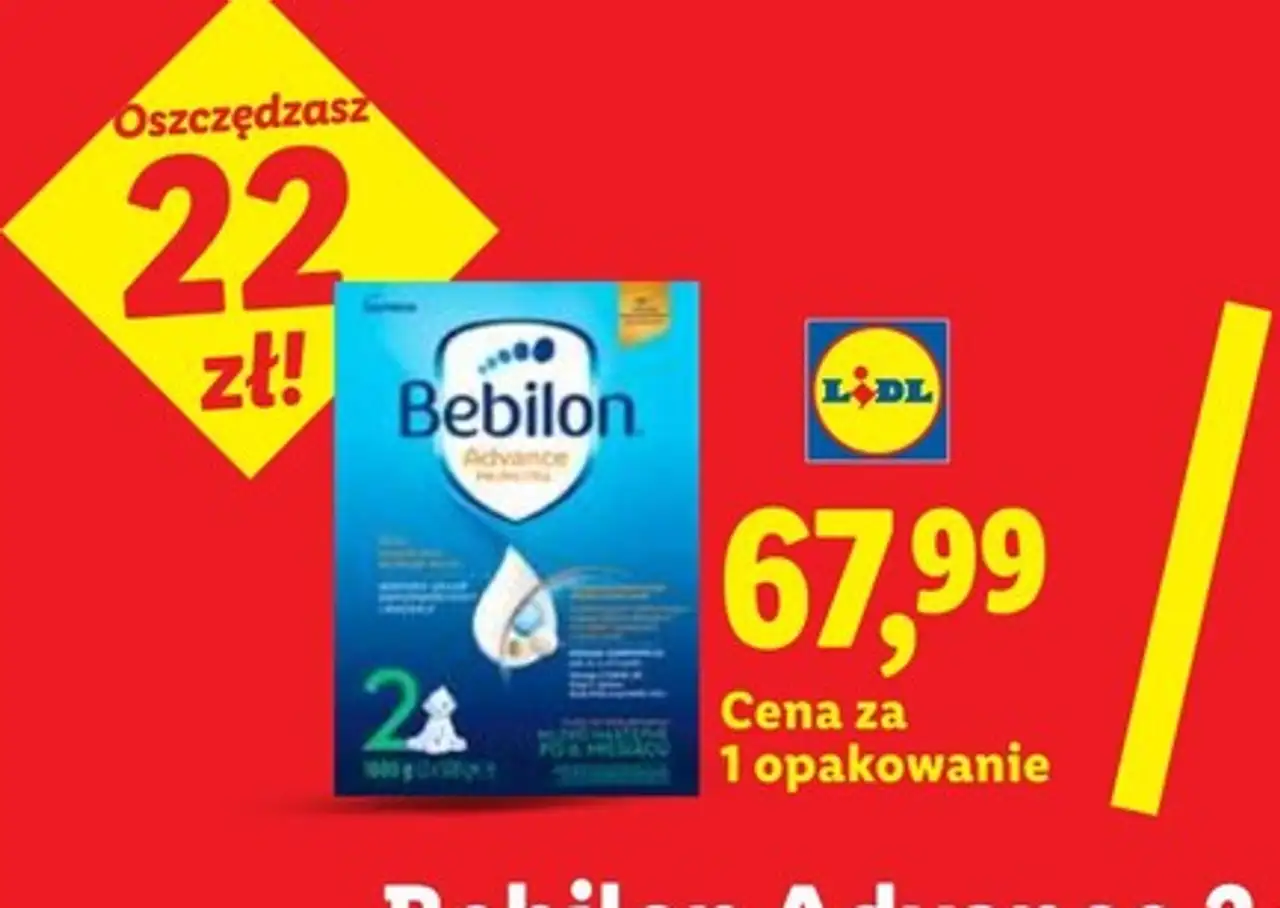 Bebilon Advance 2 mleko następne po 6 m-cu Nutricia, 1000 g