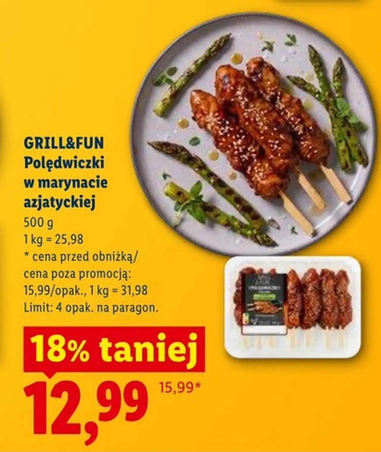 GRILL&FUN Polędwiczki w marynacie azjatyckiej