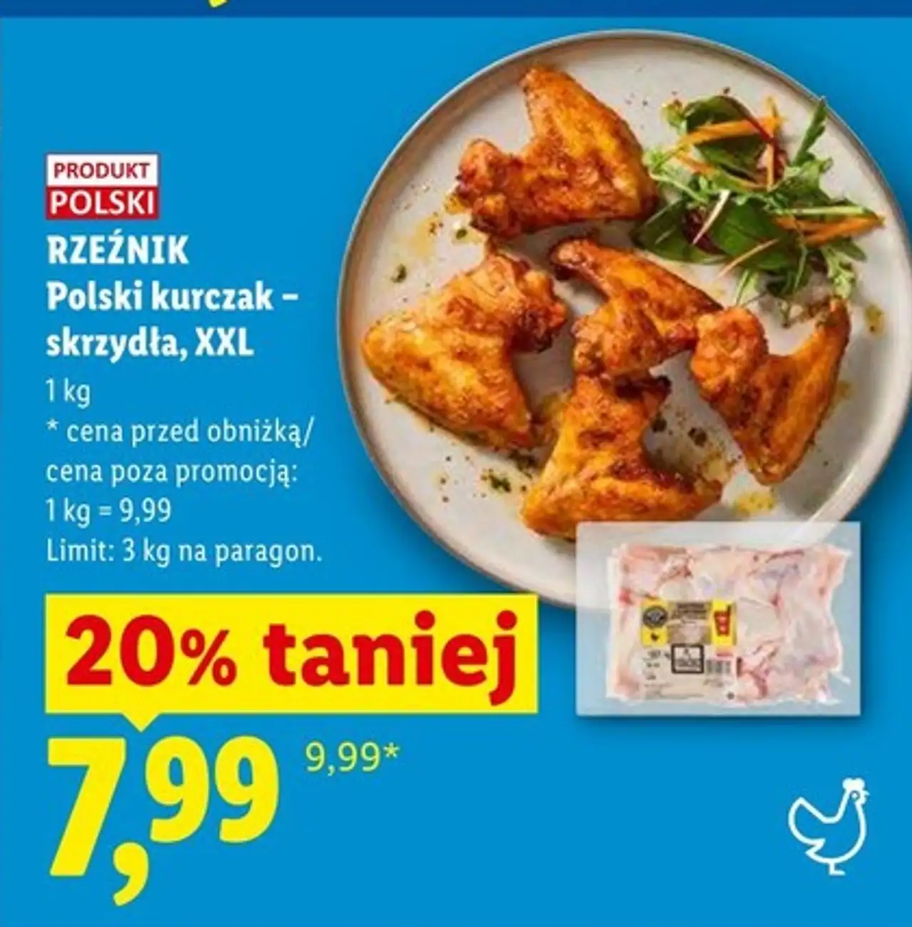 RZEŹNIK Polski kurczak - skrzydła, XXL