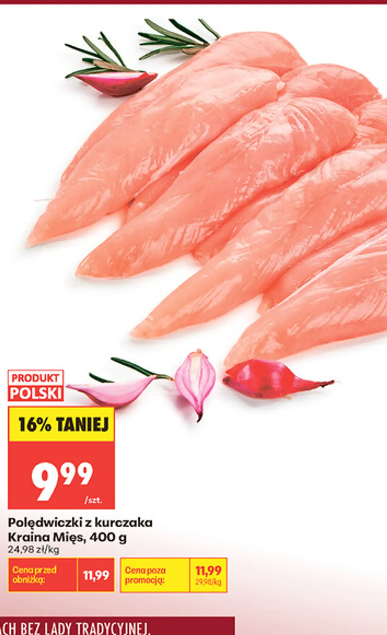 Polędwiczki z kurczaka Kraina Mięs, 400 g