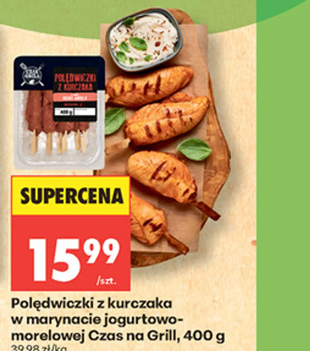 Polędwiczki z kurczaka w marynacie jogurtowo-morelowej Czas na Grill