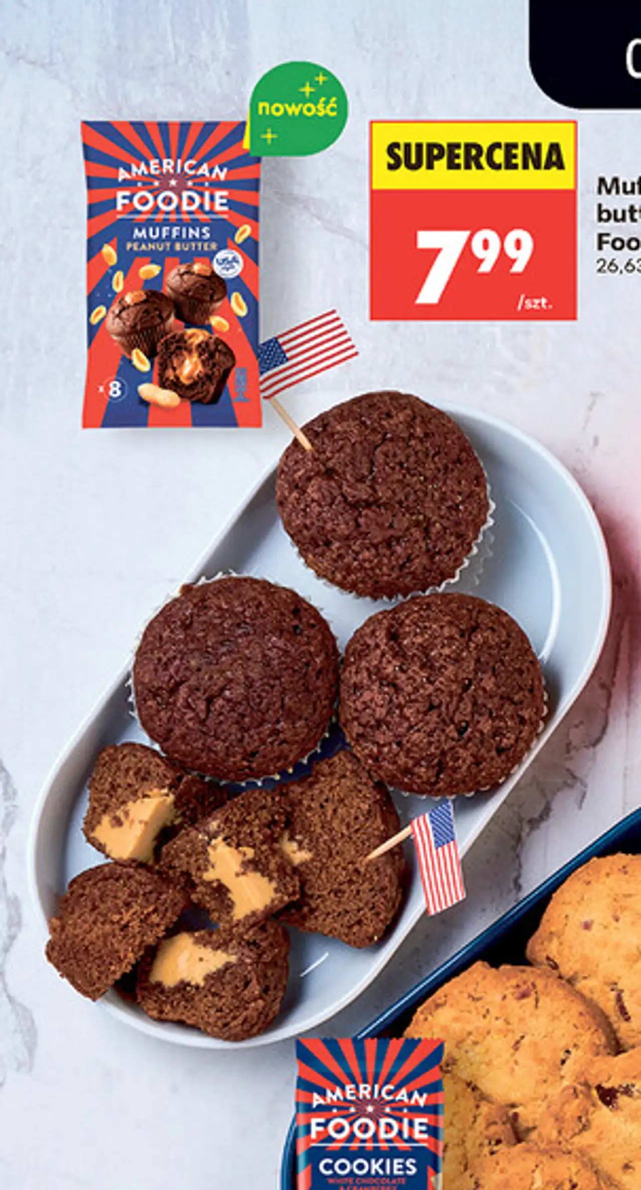 Muffiny peanut butter American Foodie, 300 g