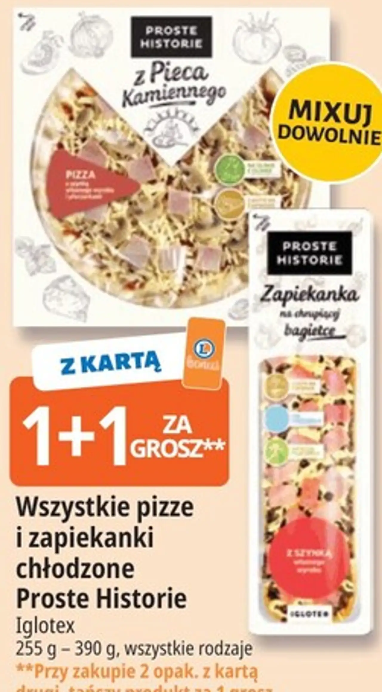 Wszystkie pizze i zapiekanki chłodzone Proste Historie Iglotex