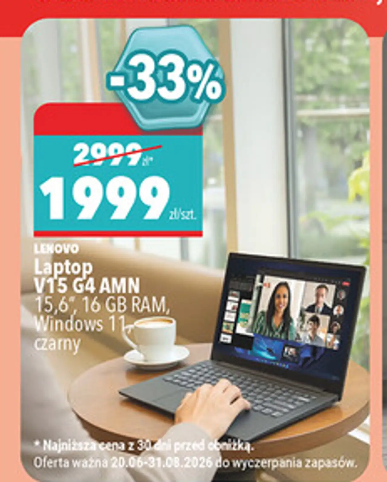 Laptop V15 G4 AMN 15,6", 16 GB RAM, Windows 11 czarny