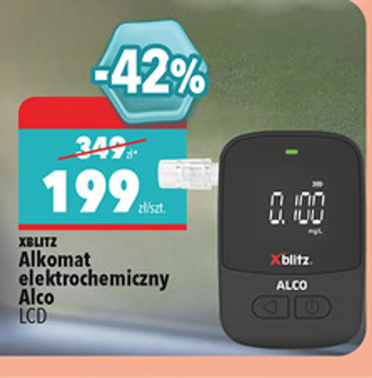 Alkomat elektrochemiczny Alco LCD