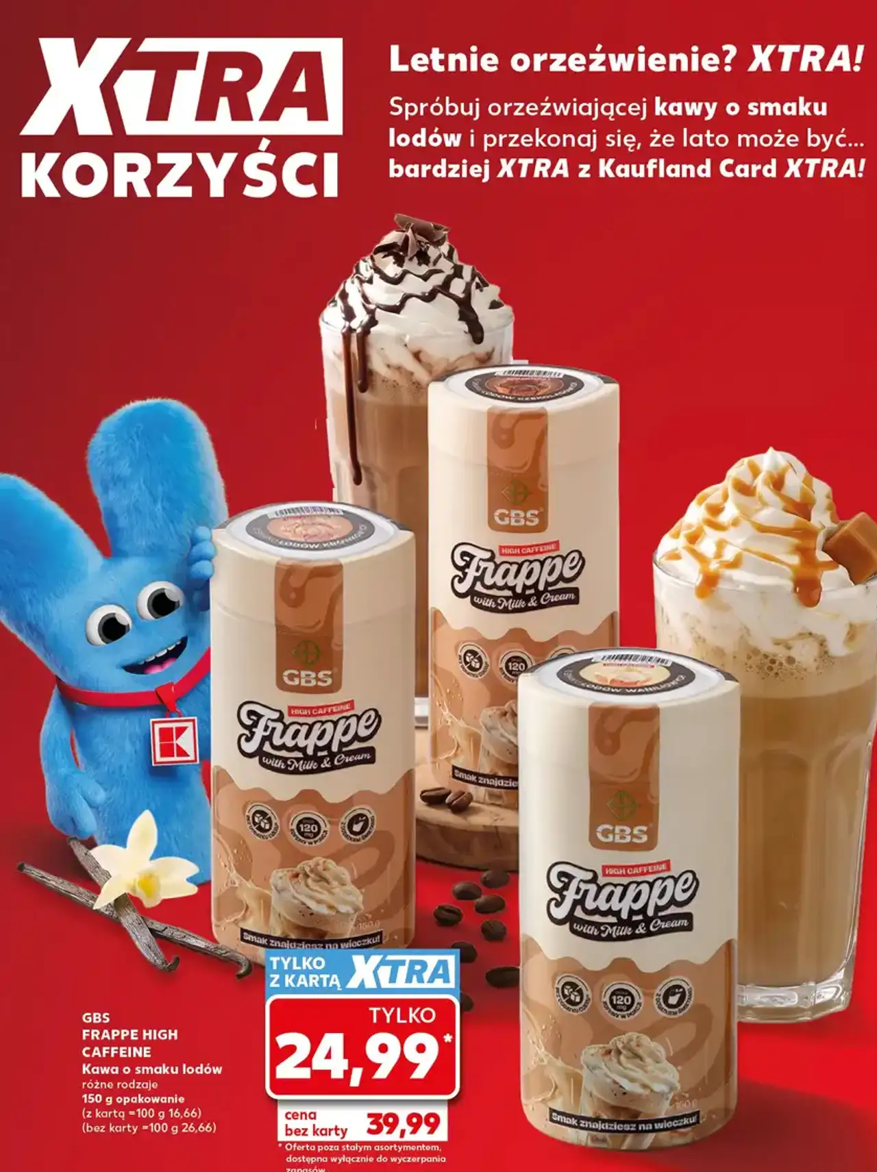 GBS FRAPPE HIGH CAFFEINE Kawa o smaku lodów