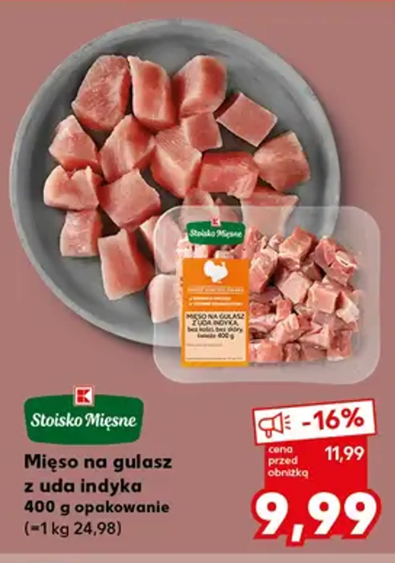 Stoisko Mięsne Mięso na gulasz z uda indyka