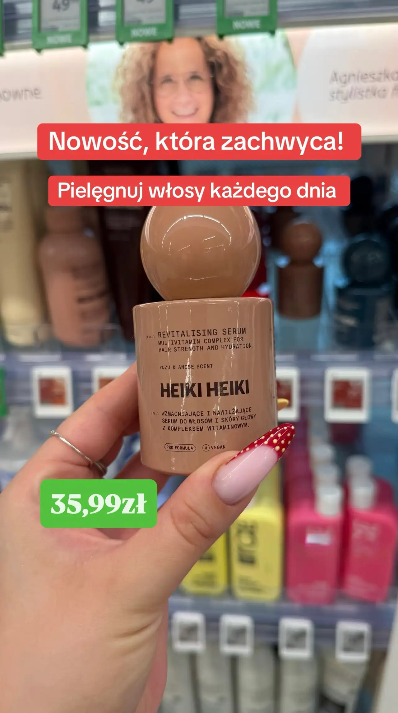 Heiki Heiki Serum do włosów i skóry głowy wzmacniające i nawilżające