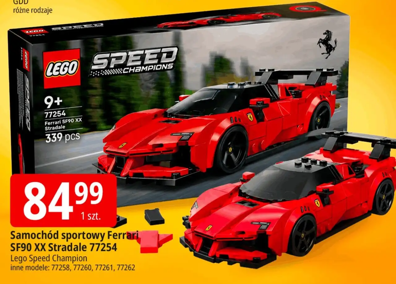 Samochód sportowy Ferrari SF90 XX Stradale 77254 Lego Speed Champion