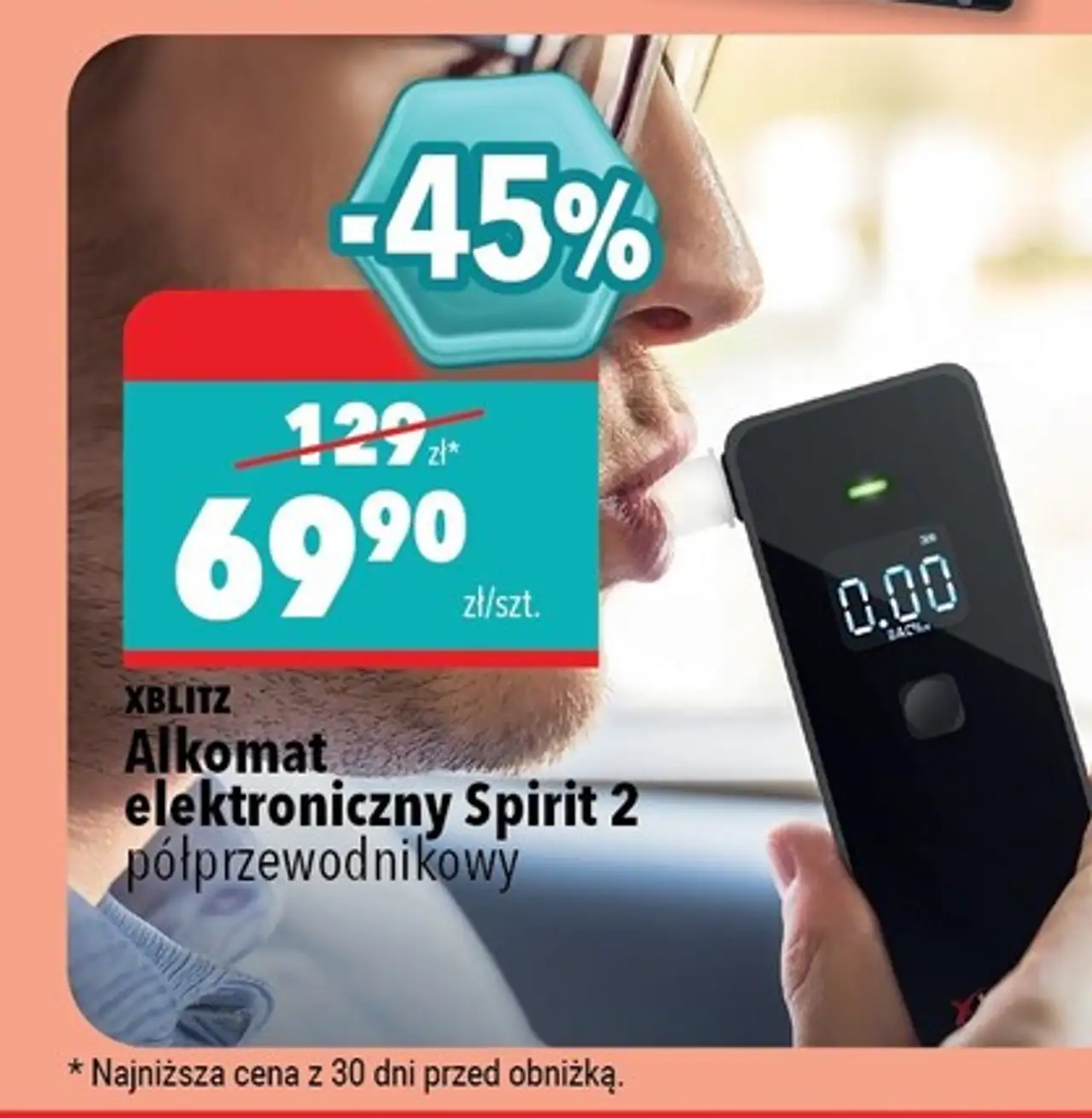 Xblitz Alkomat elektroniczny Spirit 2 półprzewodnikowy