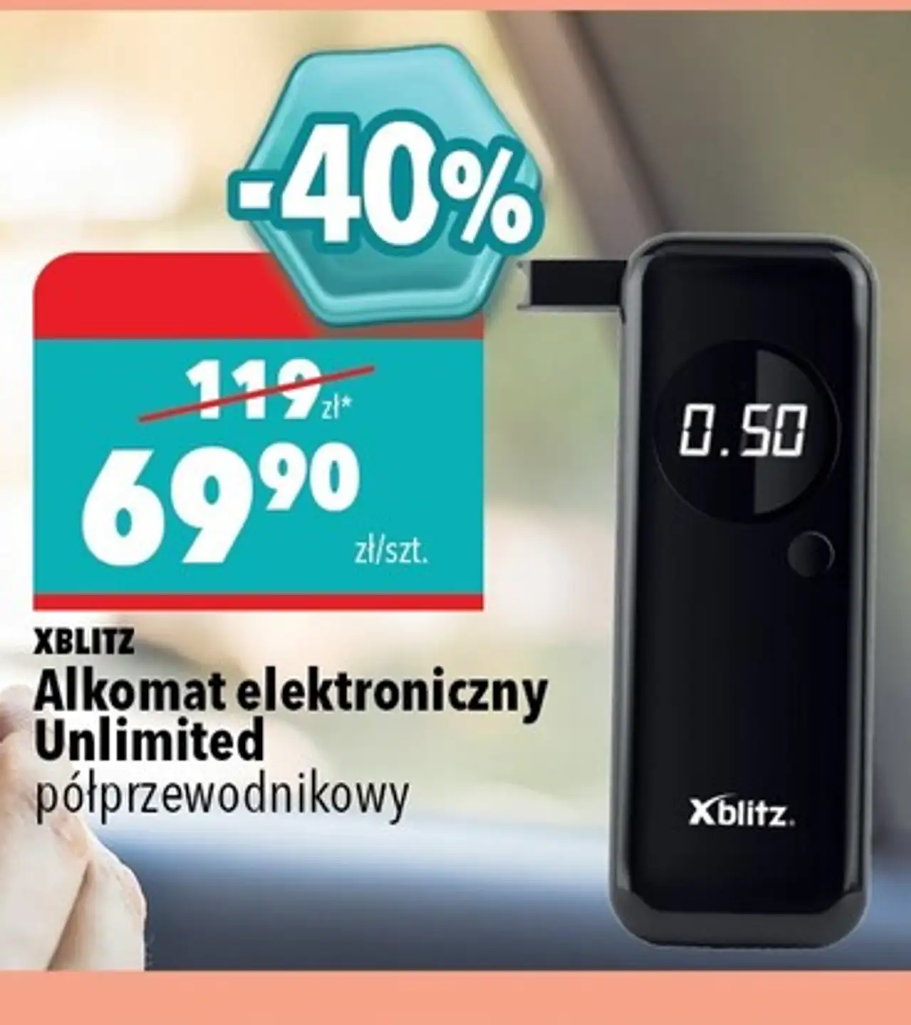 Xblitz Alkomat elektroniczny Unlimited półprzewodnikowy