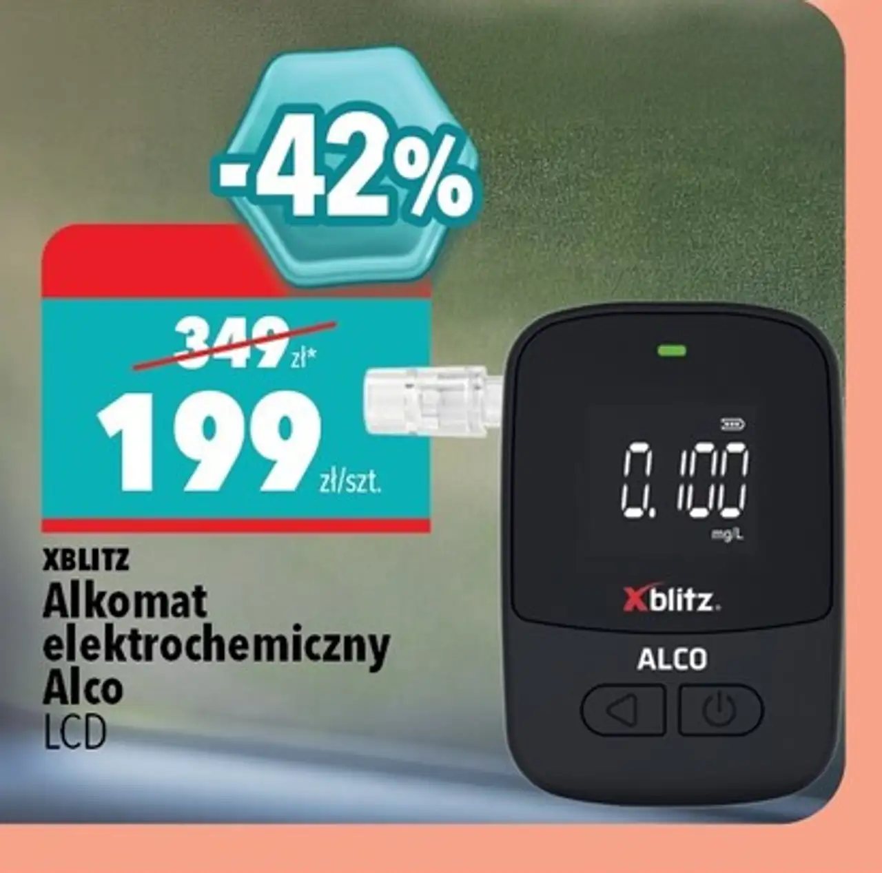 Xblitz Alkomat elektrochemiczny Alco LCD