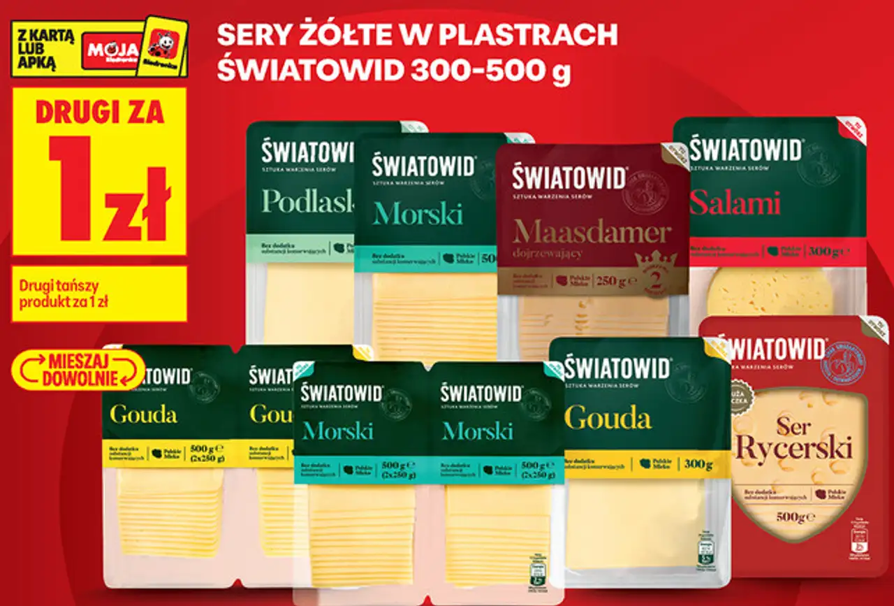 Sery żółte w plastrach Światowid
