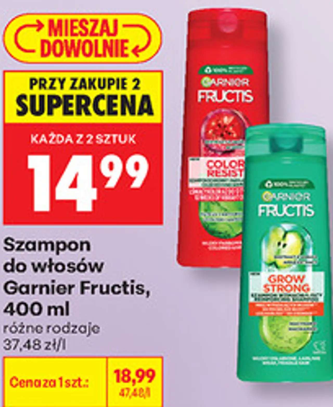 Szampon do włosów Garnier Fructis