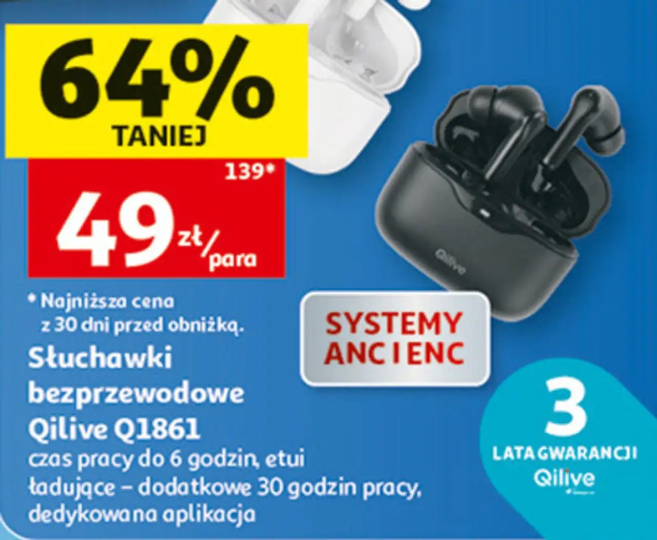 Słuchawki bezprzewodowe Qilive Q1861