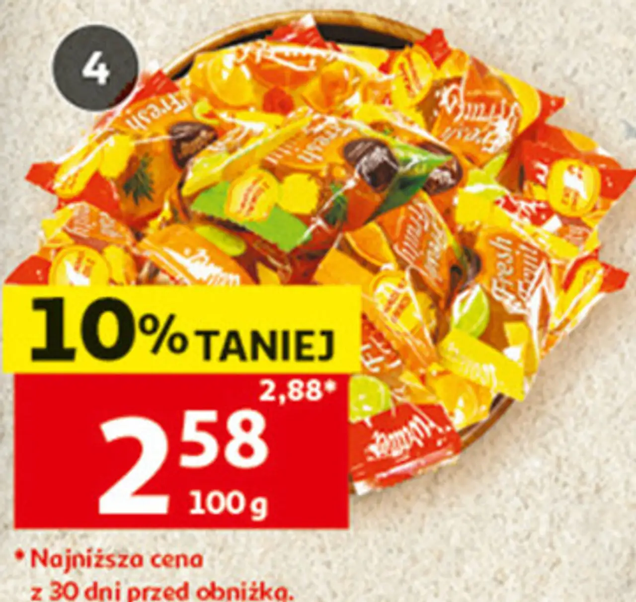 Galaretki Fresh & Fruity Wawel luzem lub w opakowaniu, różne smaki