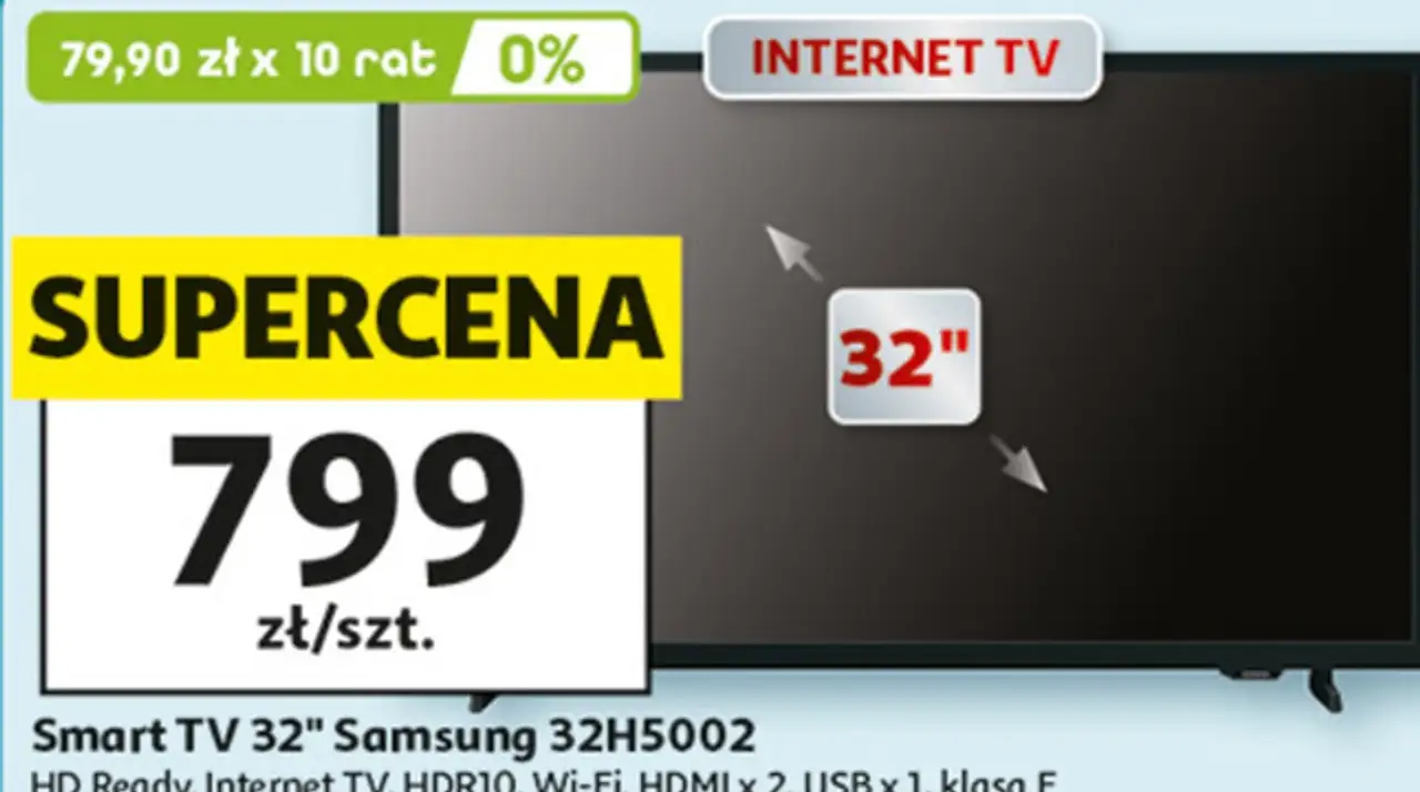 Smart TV 32" Samsung 32H5002