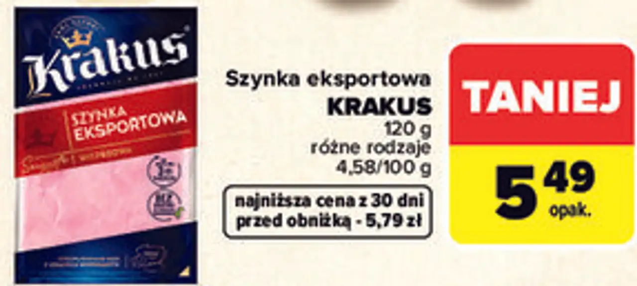 Szynka eksportowa KRAKUS