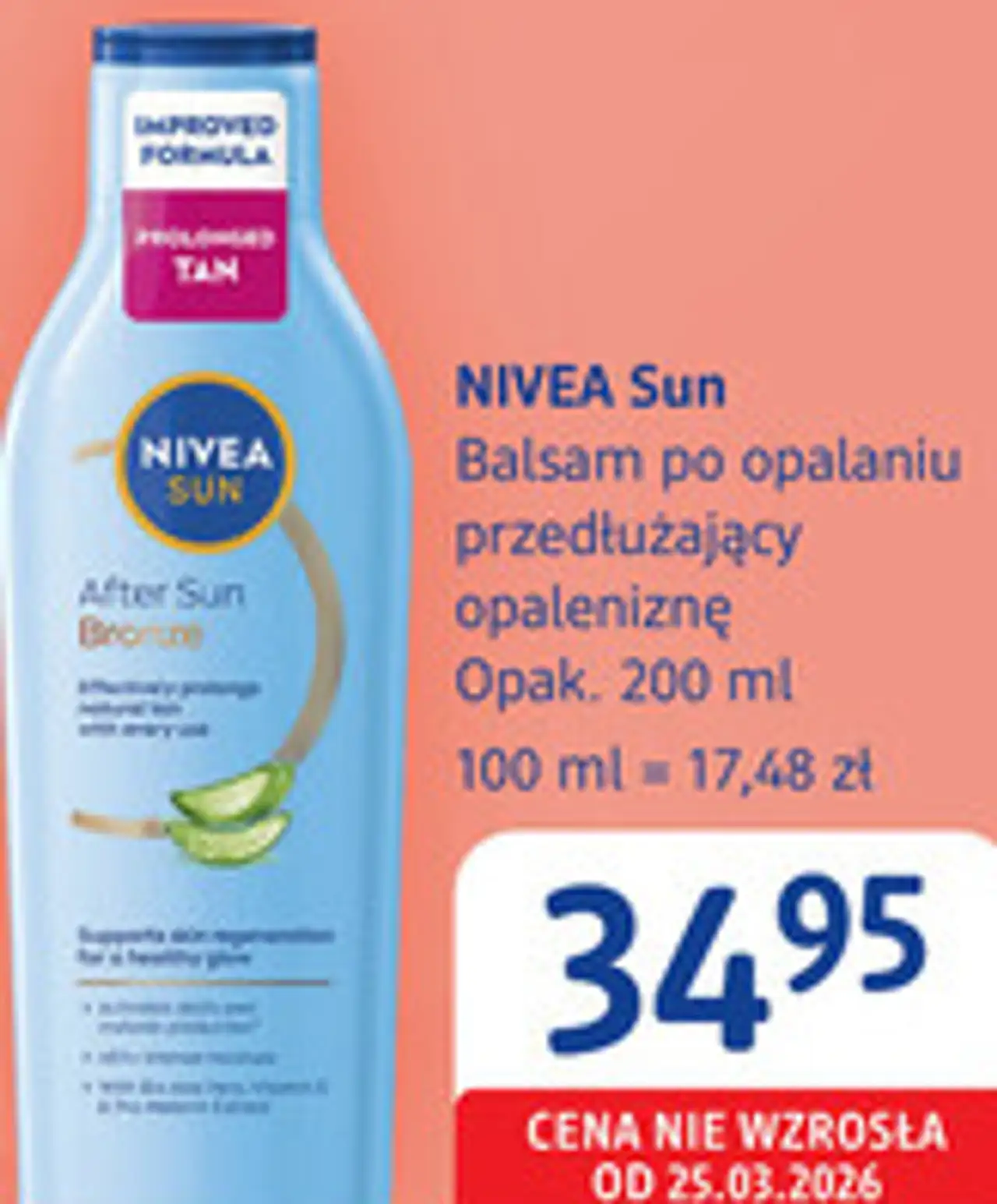 NIVEA Sun Balsam po opalaniu przedłużający opaleniznę