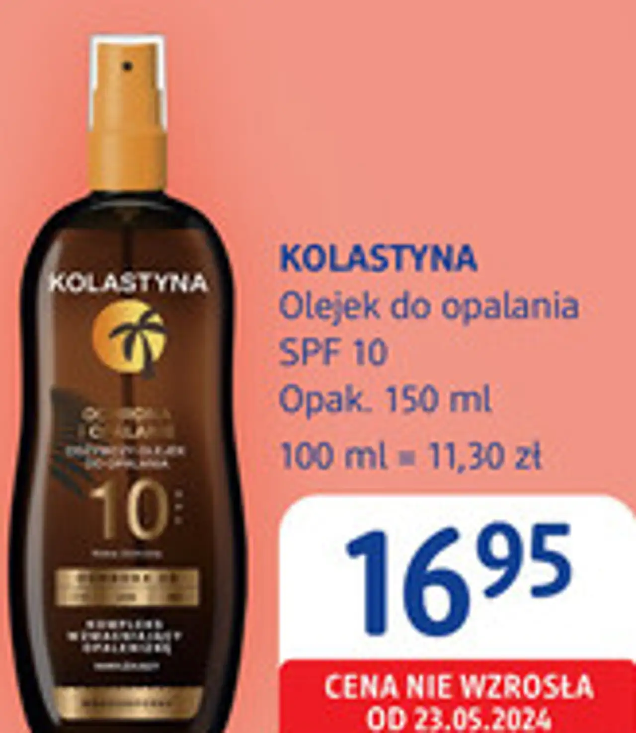 KOLASTYNA Olejek do opalania SPF 10