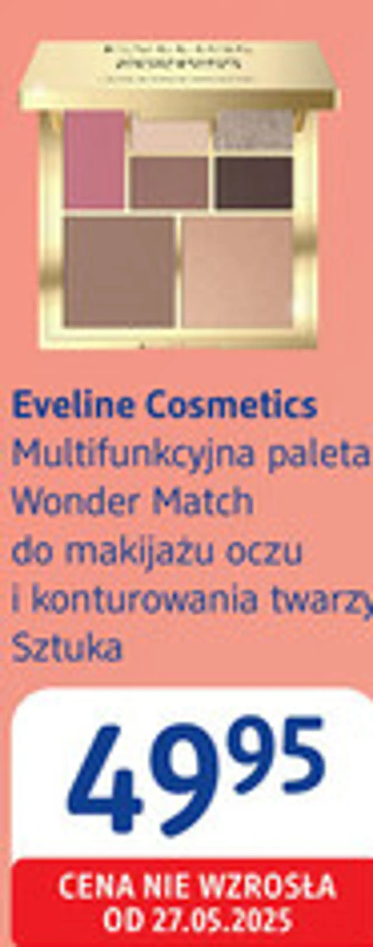 Eveline Cosmetics Multifunkcyjna paleta Wonder Match do makijażu oczu i konturowania twarzy