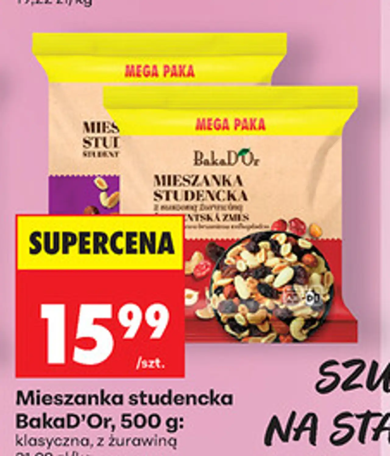 Mieszanka studencka BakaD'Or, 500 g