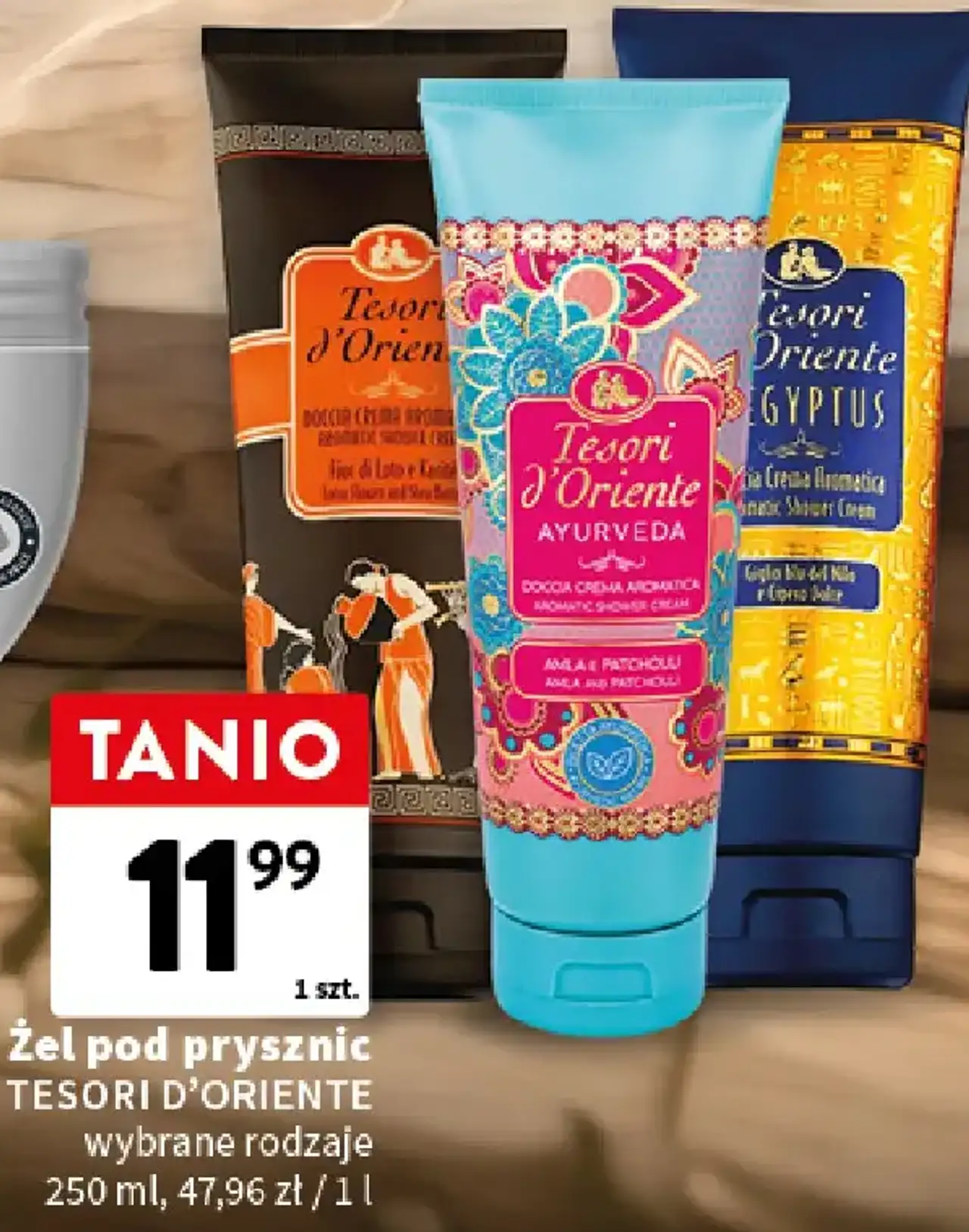 Żel pod prysznic TESORI D'ORIENTE wybrane rodzaje