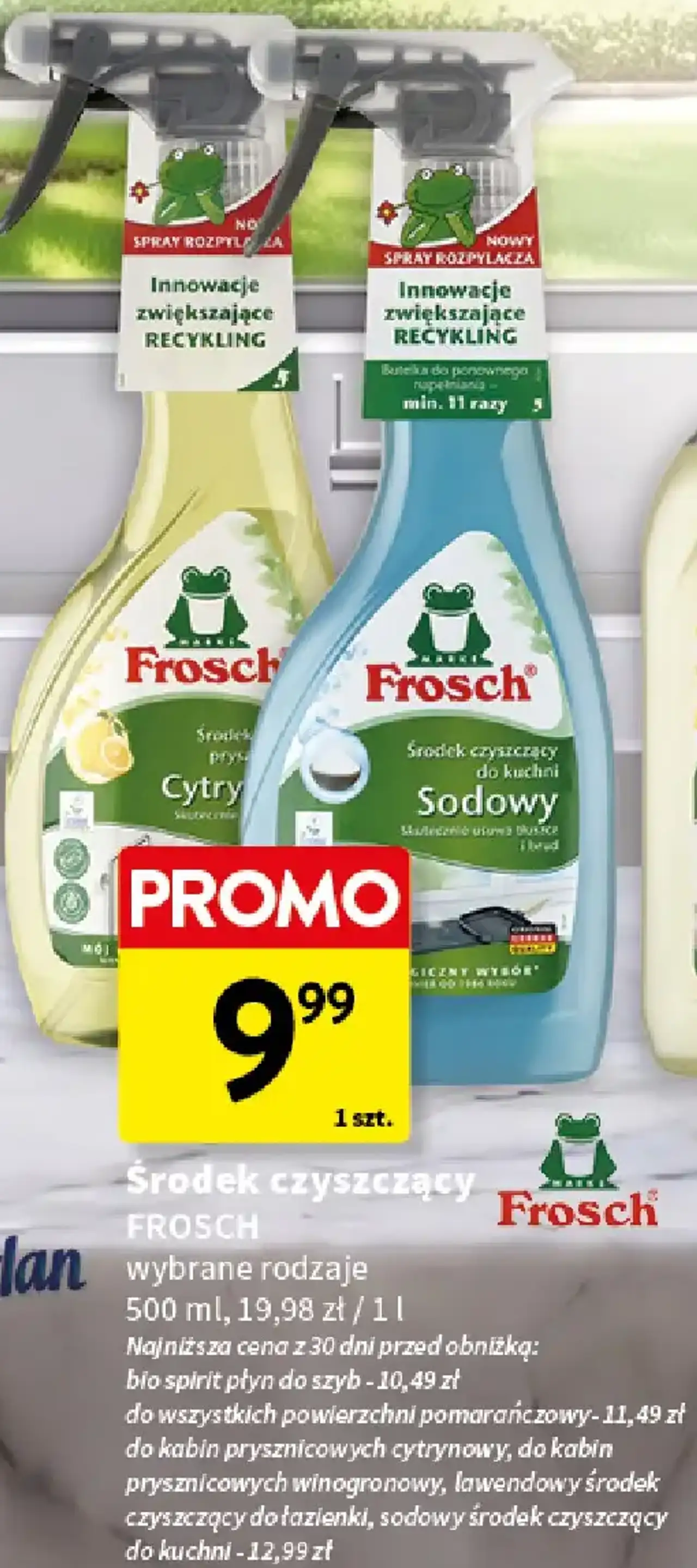 Środek czyszczący FROSCH wybrane rodzaje