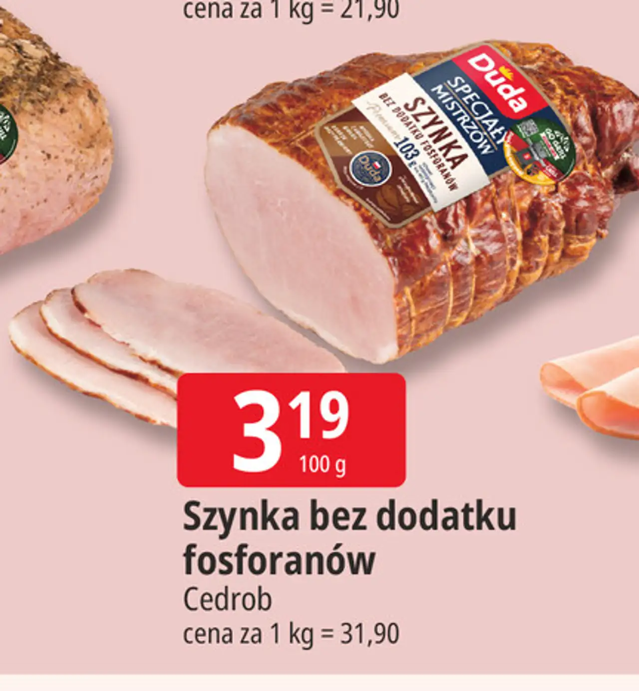 Szynka bez dodatku fosforanów