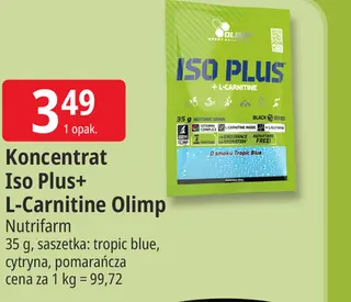 iso plus l carnitine dawkowanie Olimp 700G Olimp Iso Plus + L-Carnitine,