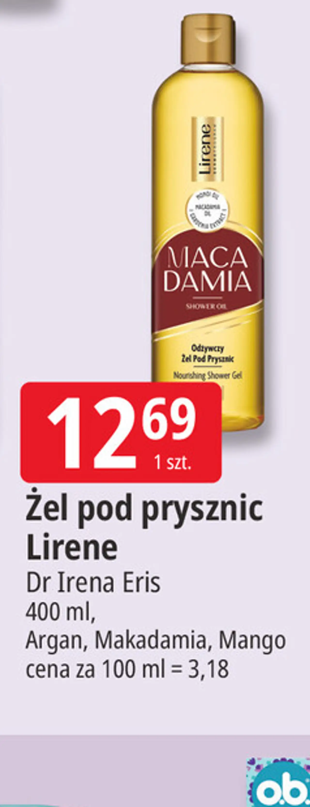 Żel pod prysznic Lirene