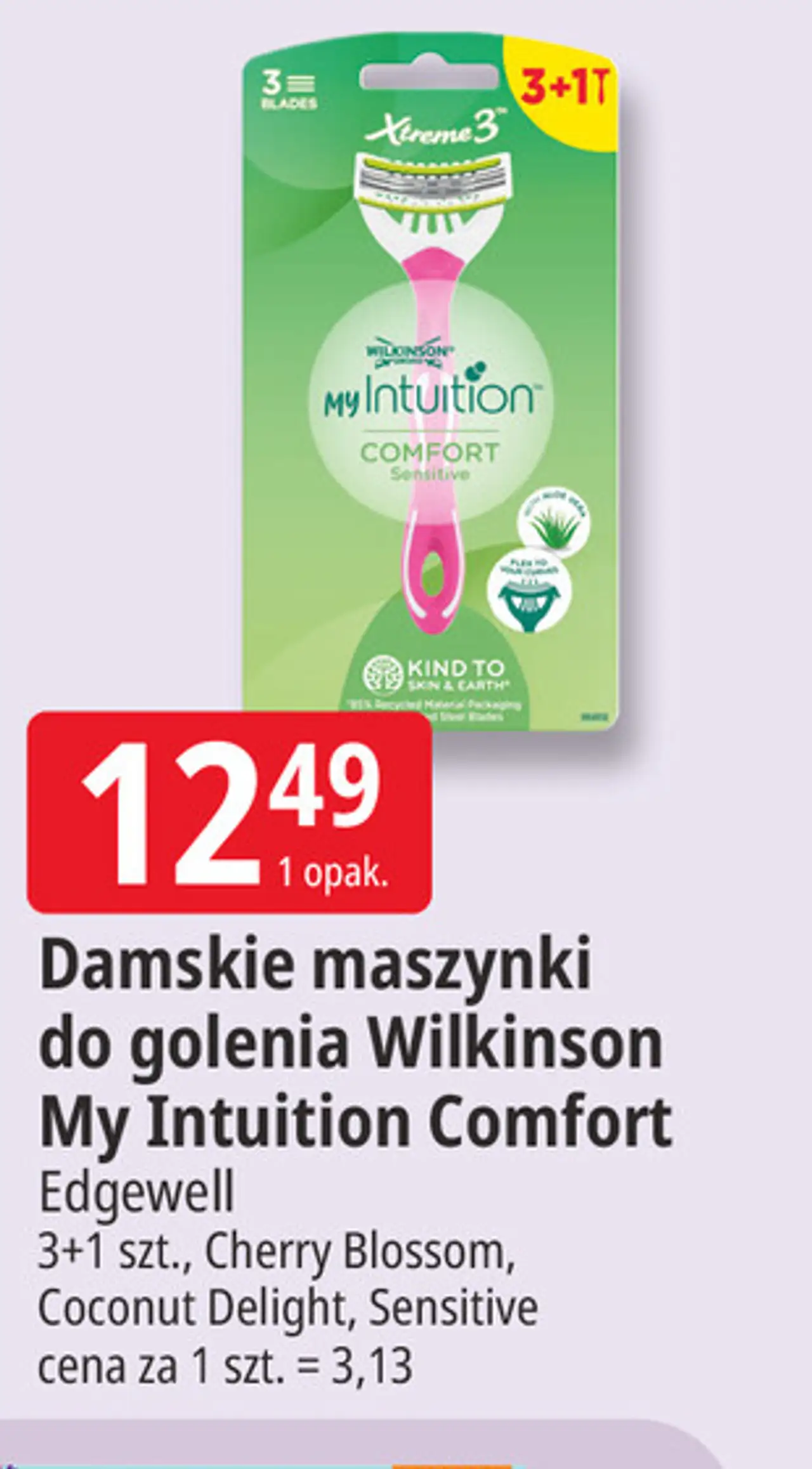 Damskie maszynki do golenia Wilkinson My Intuition Comfort