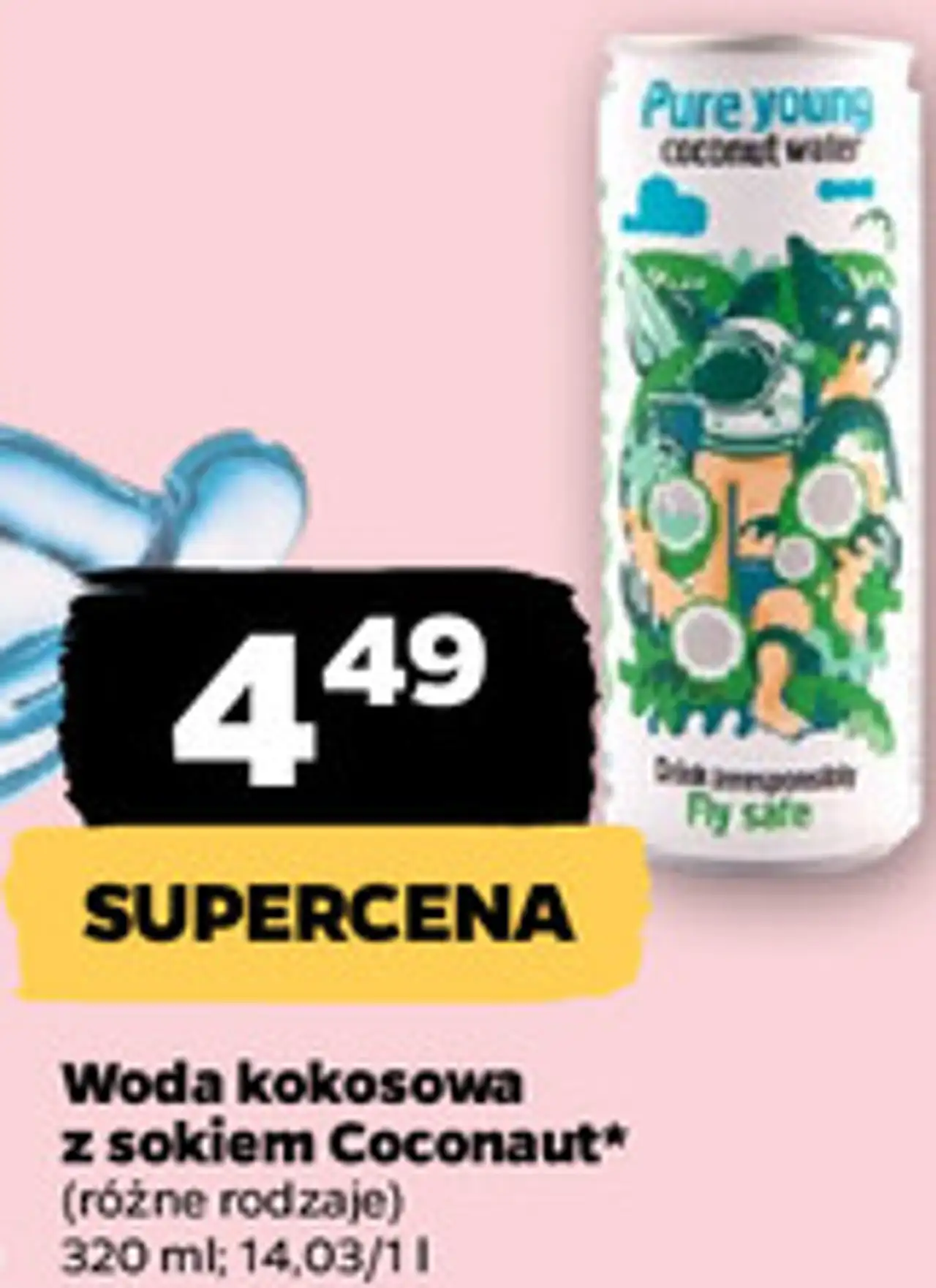 Woda kokosowa z sokiem Coconaut