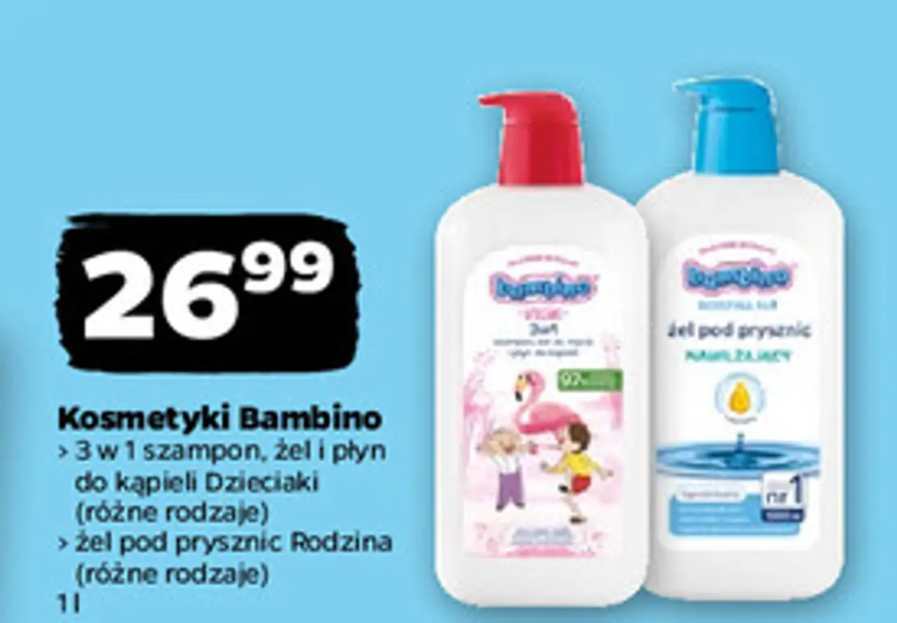 Żel pod prysznic nawilżający Bambino Rodzina